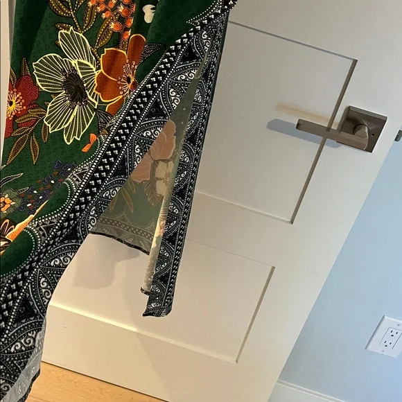 Floral Green Maxi Dress - Picture 4 of 12